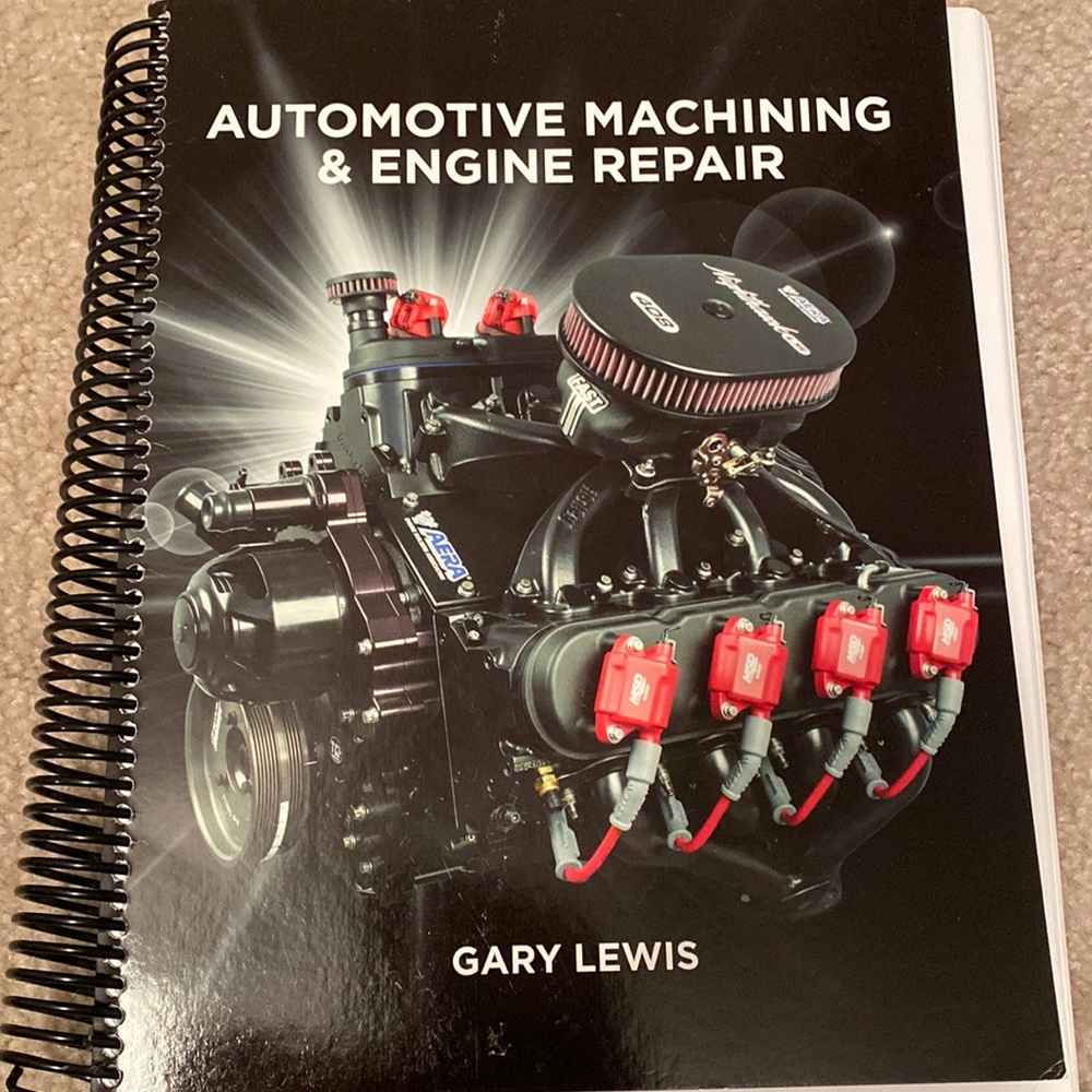 Automotive machining in engine repair book